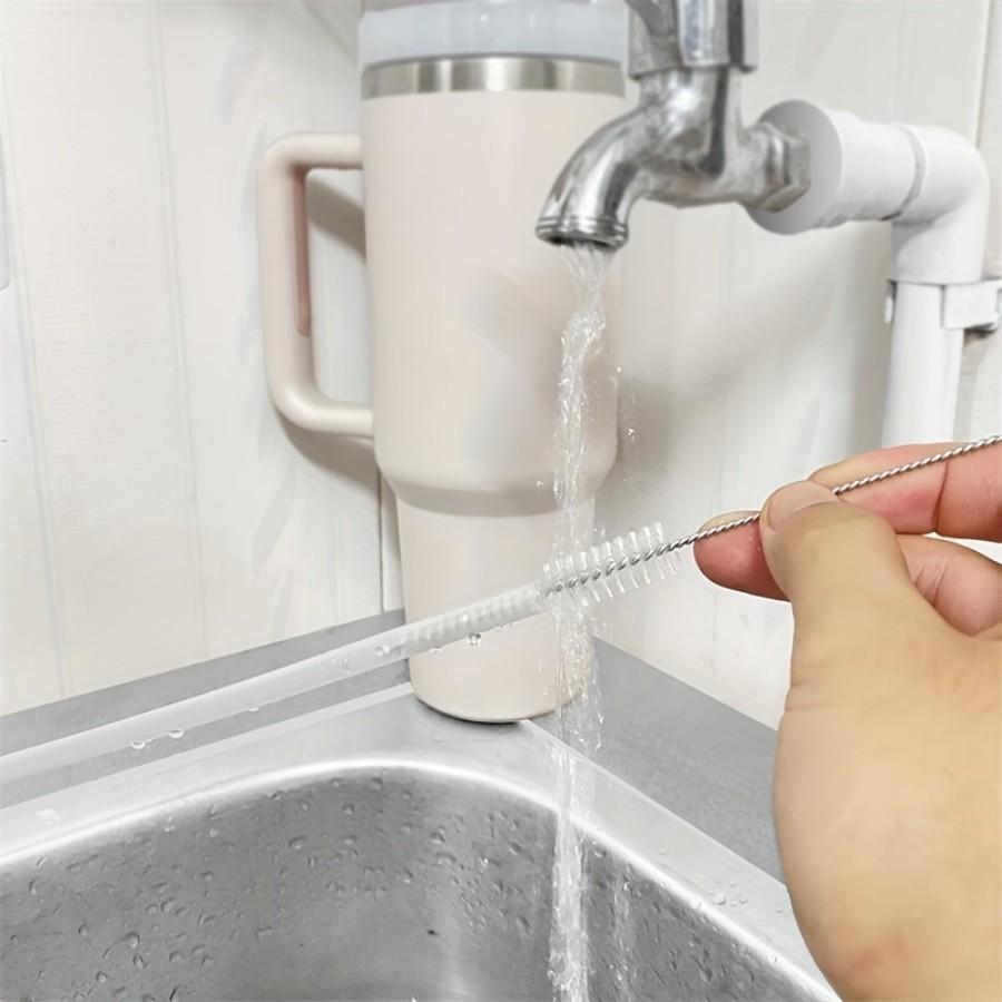 5 or 10 Pack Stainless Steel Effective Cleaning Brushes for Reusable Kitchen Tools, Perfect for Glassware and Metal Straws