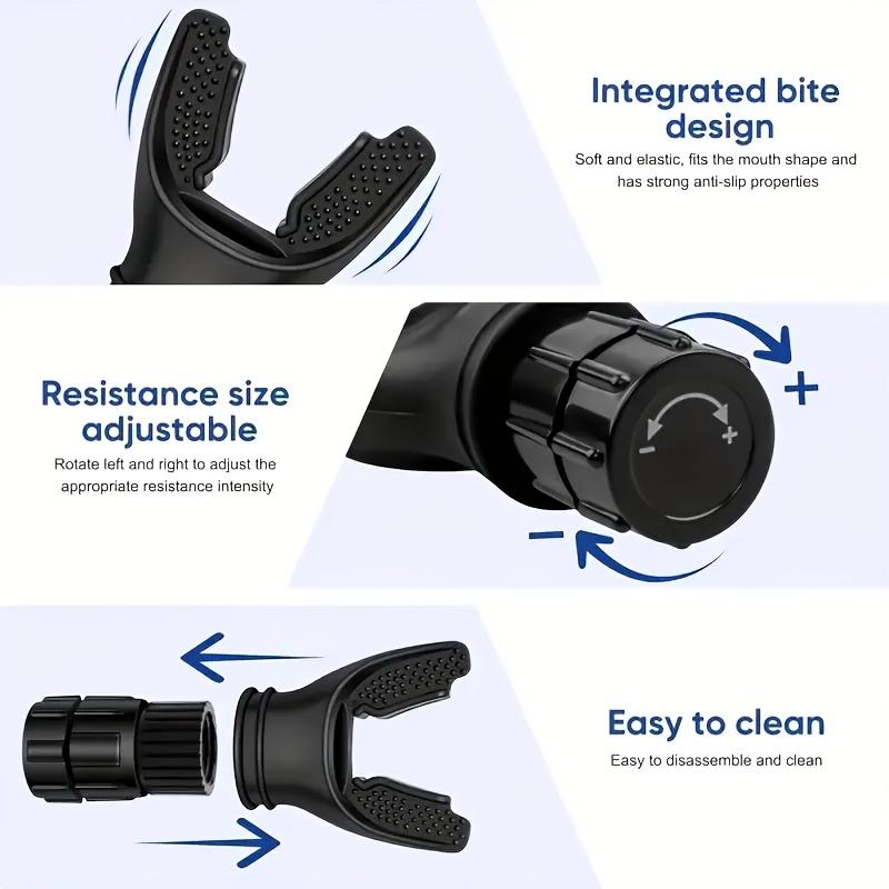 Vital capacity strengthening & portable training Respiratory trainer 10 adjustable resistance lung function exercise respiratory rehabilitation equipment for COPD/asthma patients lung health home travel, Home workout equipment