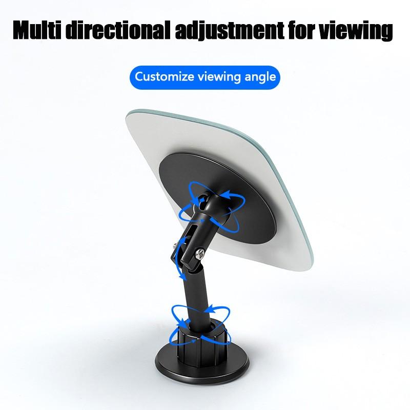 Car Rear View Wide Angle Mirror, 360° Rotating Blind Spot Assistant, Universal High-Definition Convex Blind Spot Expander, Reverse Parking Safety Tool