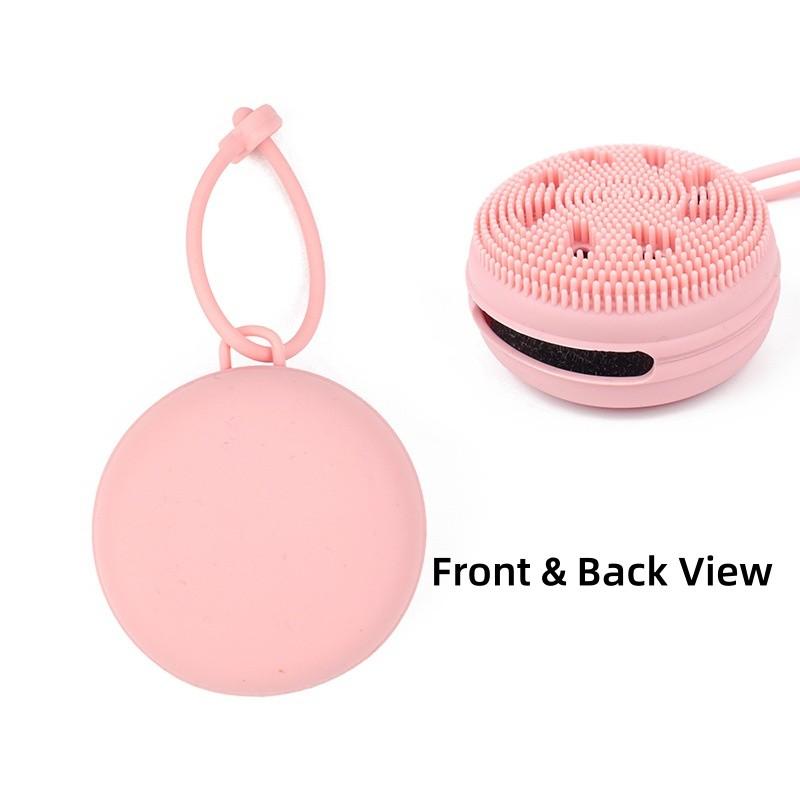Silicone Facial Cleansing Brush Face Wash Massage Cleaner Pore Blackhead Remover Soft Silicone Gentle on Skin Deep Clean Massage Remove Blackheads Daily Face Wash Essential