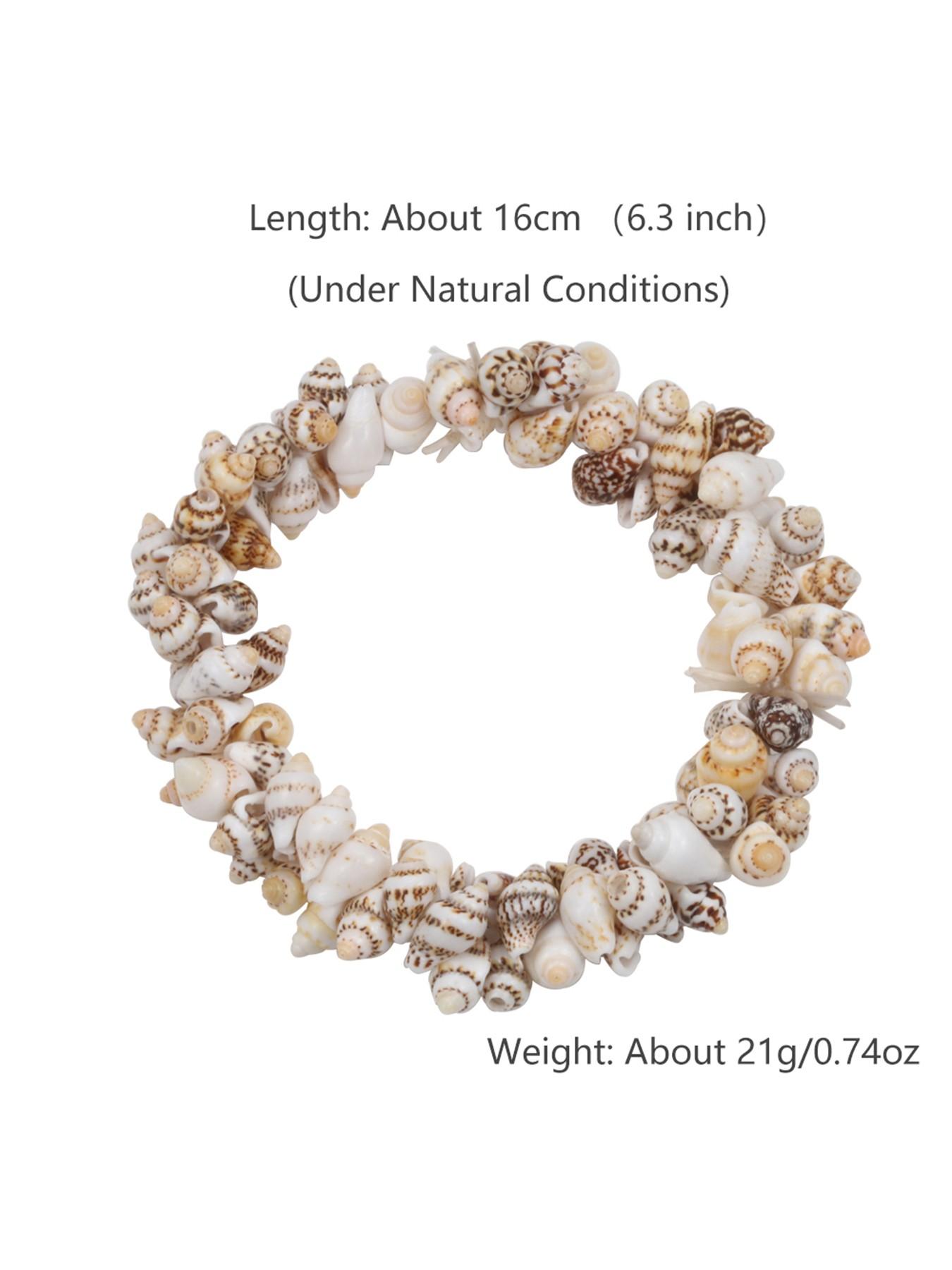 Unisex Freshwater Shell Bracelet, Handmade Fashion Braided Jewelry, Yoga Accessories, Perfect Gift for Friends