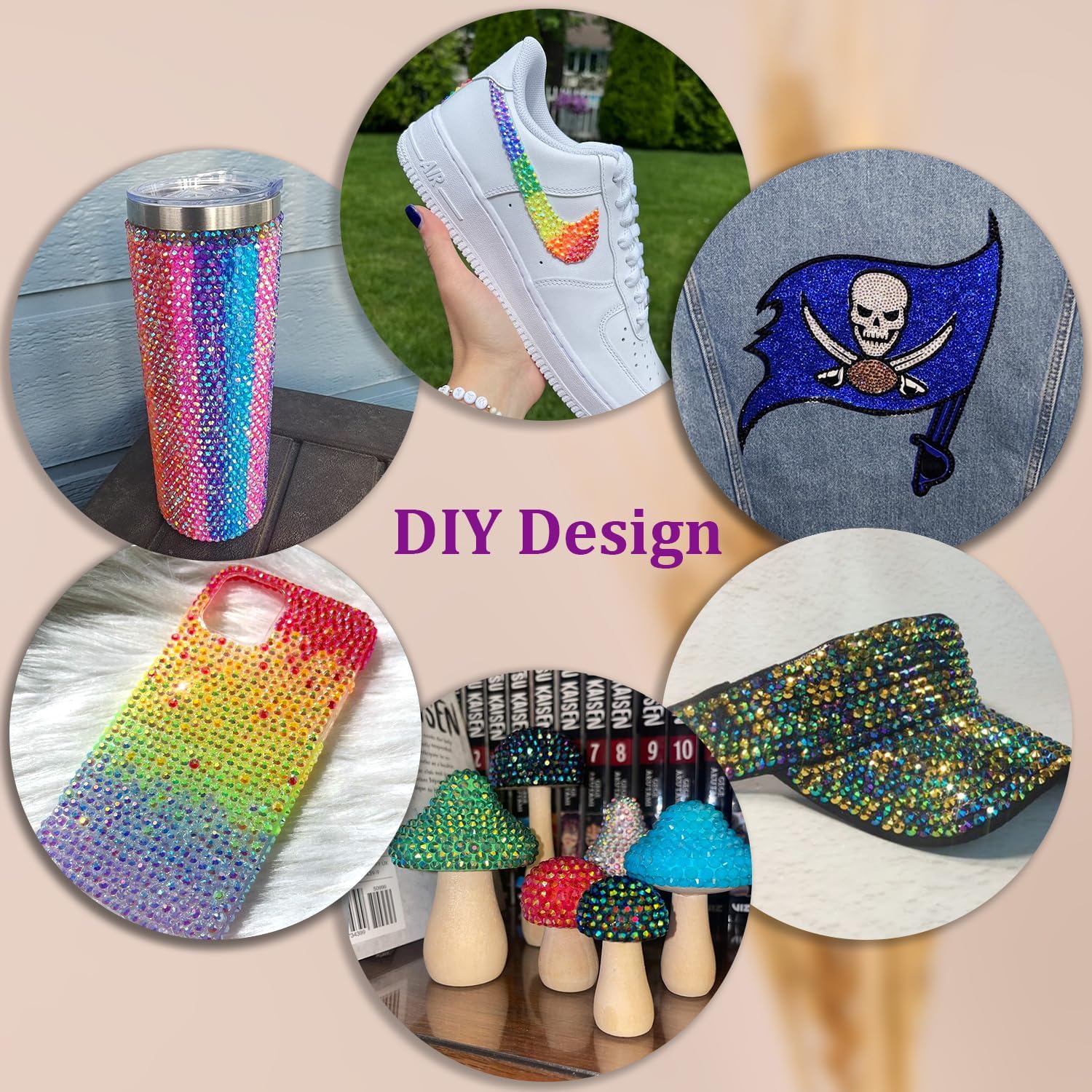 42 Colors 3mm Jelly Rhinestones, 1 Box Multicolor Flatback Resin Gems for Bedazzling, DIY Crafting, Diamond Art & Nail Art, Bedazzler Kit