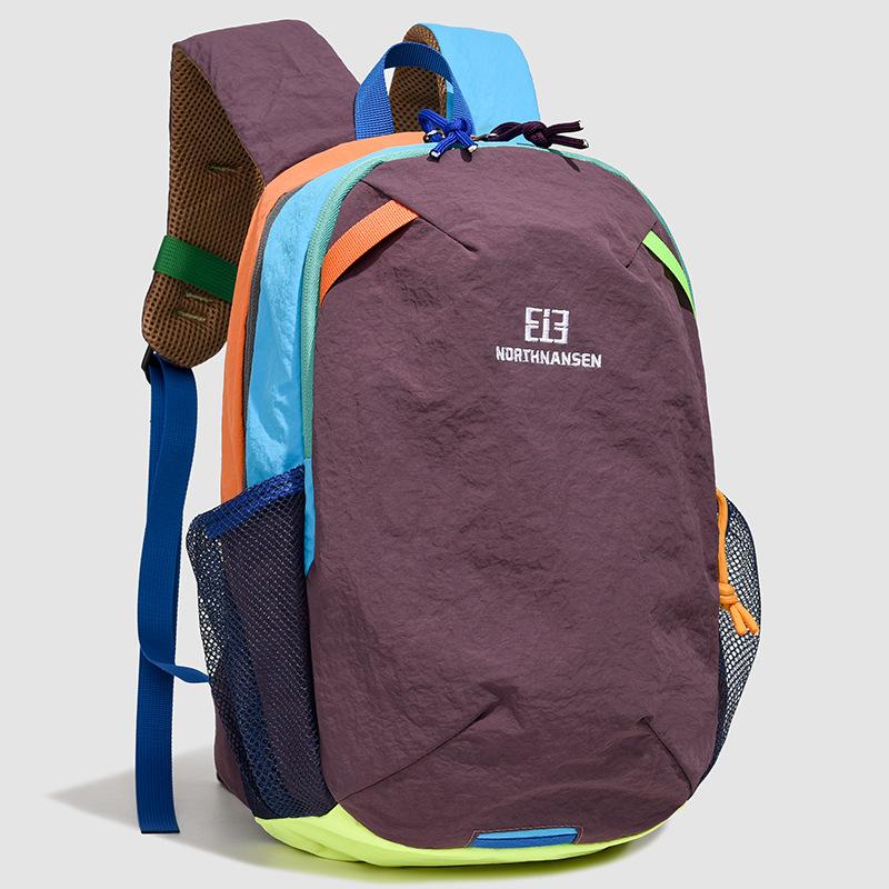Unisex Minimalist Lightweight Mesh Outdoor Backpack for Adults, Zip Closure, Adjustable Padded Shoulder Straps, Anti-Splashing, High-Capacity, Stain-Resistant, Multiple Pockets, Wipe-Clean, Extra Stability, Casual Hiking Use