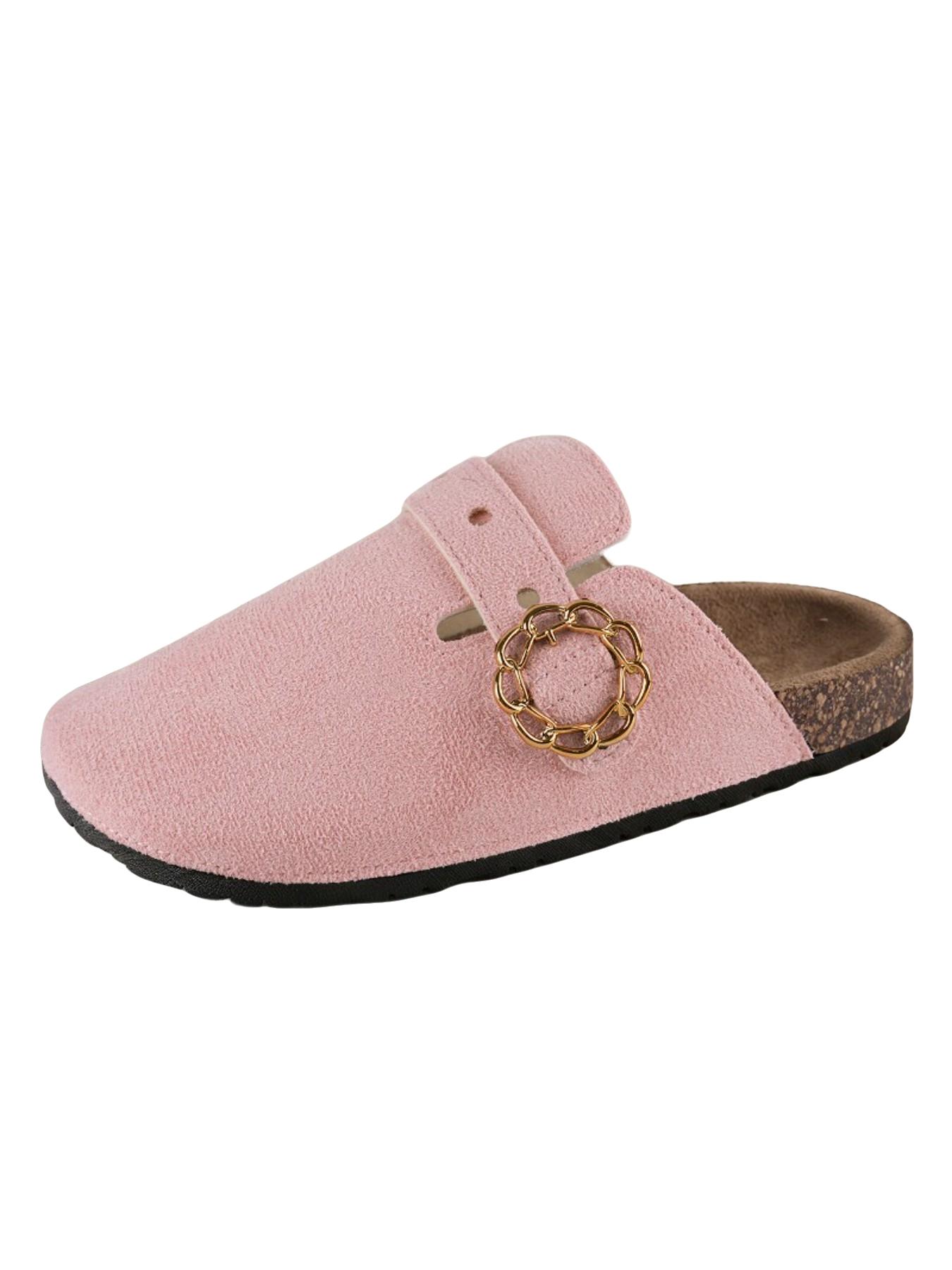Women's Slip-On Mules, Macaron Color Perforated Sandals, Breathable Lightweight, Non-Slip Sole, Casual Daily Wear, All Seasons