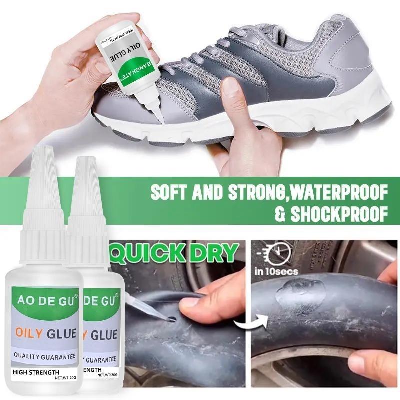 High-Strength Oily Super Glue, 20g Multi-Surface Adhesive for Wood, Metal, Ceramic, Leather, Instant Glue for Resin, Ceramic, Metal, Glass