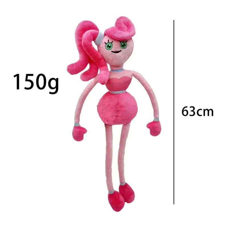 POPPY PLAYTIME Long Legs Pink Mommy Plush Toy Horror Game Stuffed Doll Kid Party Favors Gift