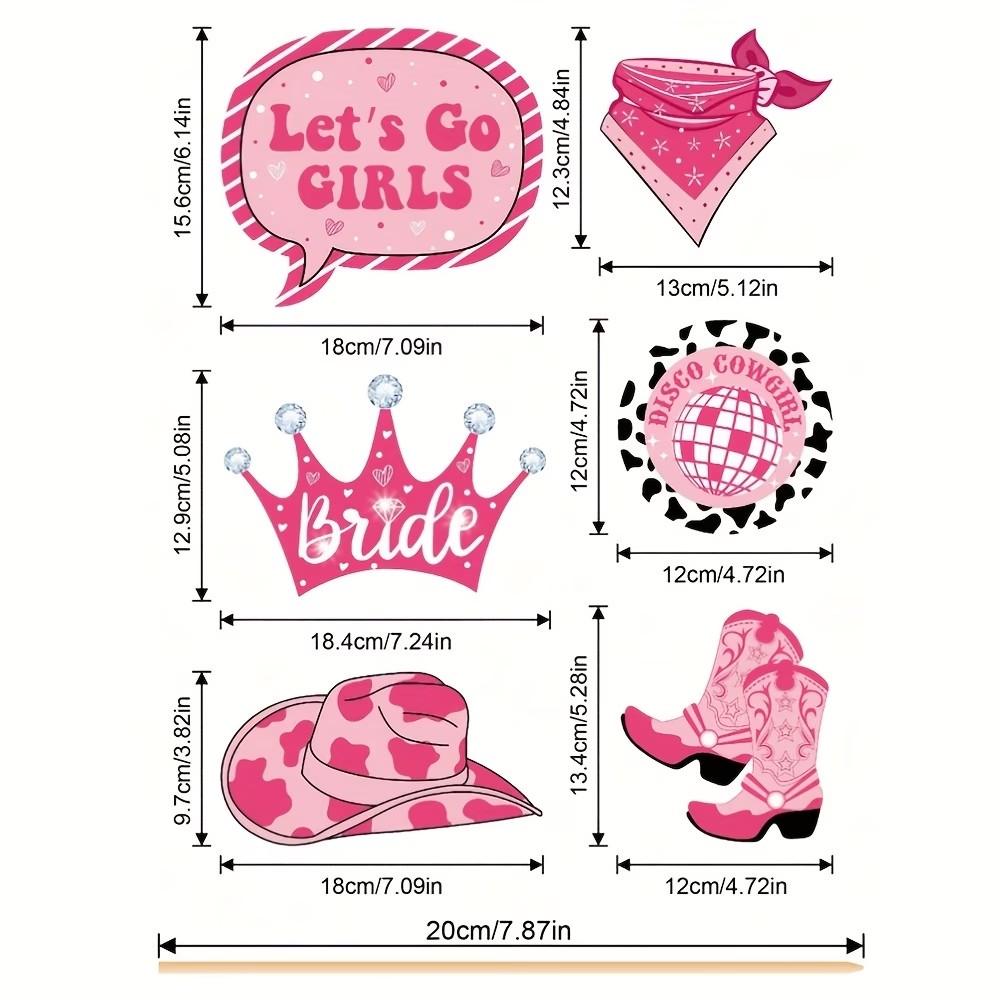 24-Piece Cowboy Photo Booth Props Set, Western Party Decorations, Texas Theme Birthday Party Supplies, Various Western Studio Props, Singles Party Decor