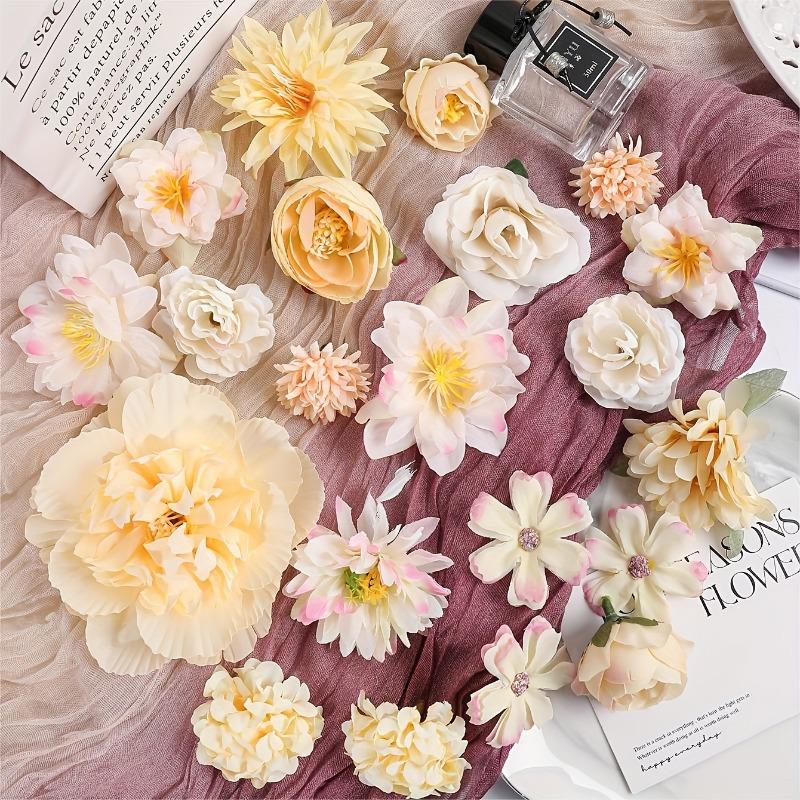 21pcs Combination Set Silk Flower Head