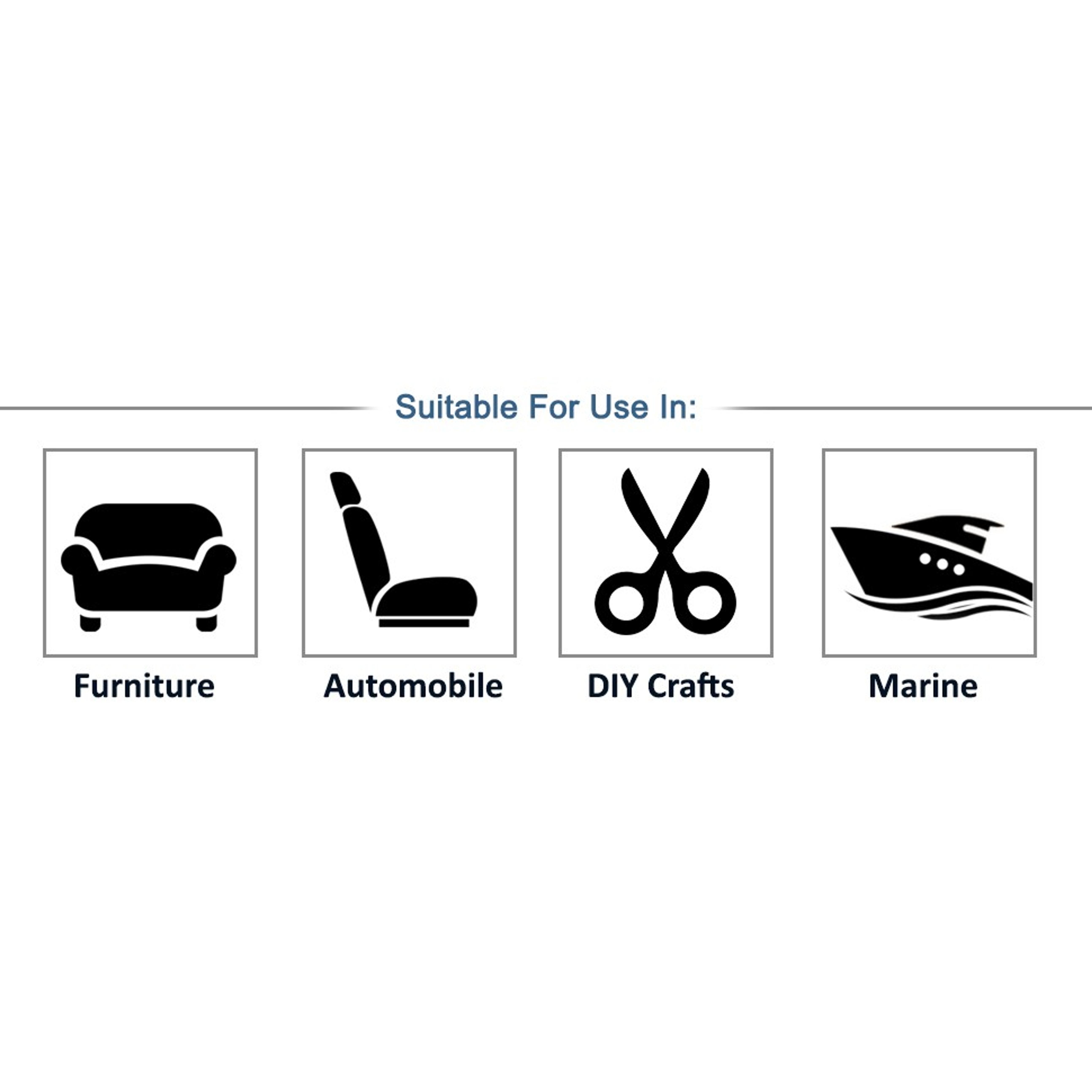 Upholstery High Density 5" Height x 24" Width x 72" Length-Home or Commercial Use Seat Replacement Cushion-Made in USA Foam (FOAM-HD-5x24x72)
