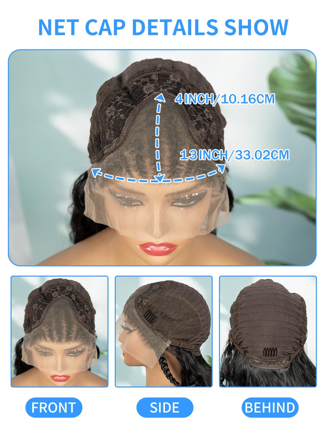 Stunning Knotless Braids Wig, Extra Long & Fluffy Curls, Perfect for Stylish Looks, Easy to Wear, Ideal for Daily Use, Synthetic Curly Wigs, Curly Braided Wigs