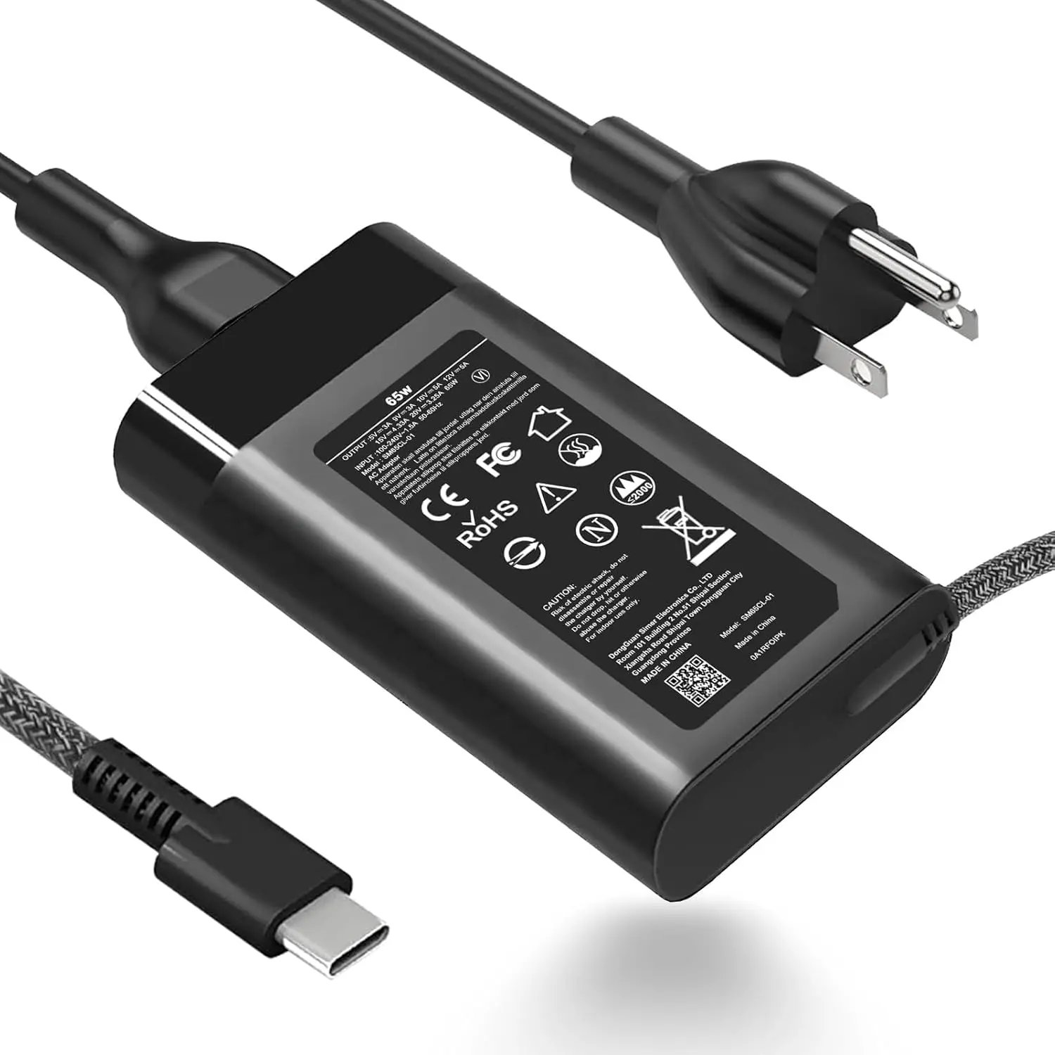 Slim 65W USB C Laptop Charger Compatible with  Envy/EliteBook | for  Spectre X360, Envy, Chromebook, EliteBook X360, Elite X2