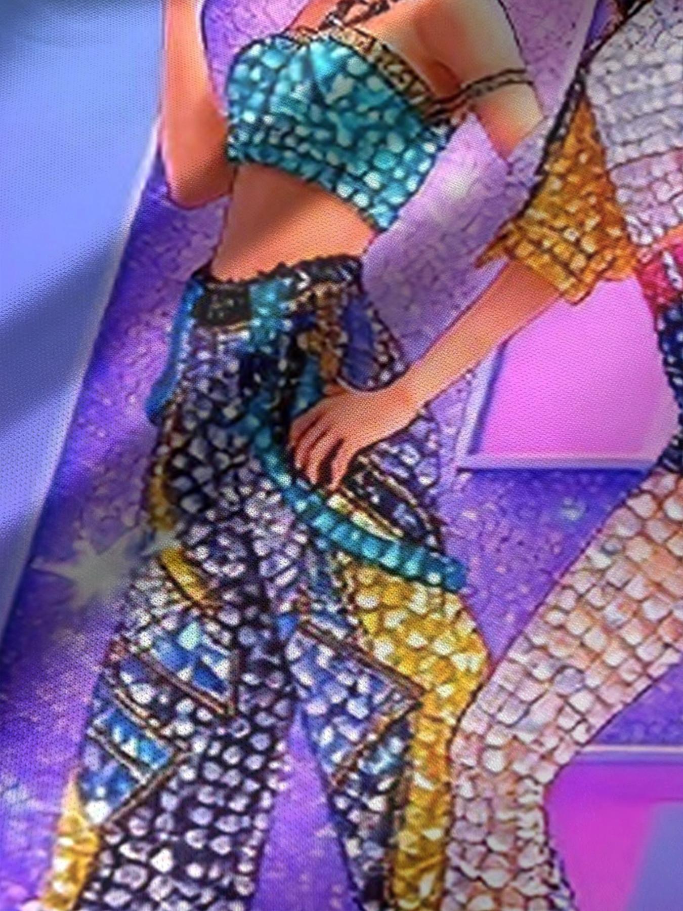 Girls' 3D Dress Base Kpop Girl Group City Note Full Print, Perfect for Parties, Festive Gifts, Birthday Presents