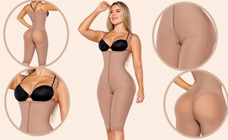 ChicCurve Tummy Control Invisible Zipper Faja Shapewear