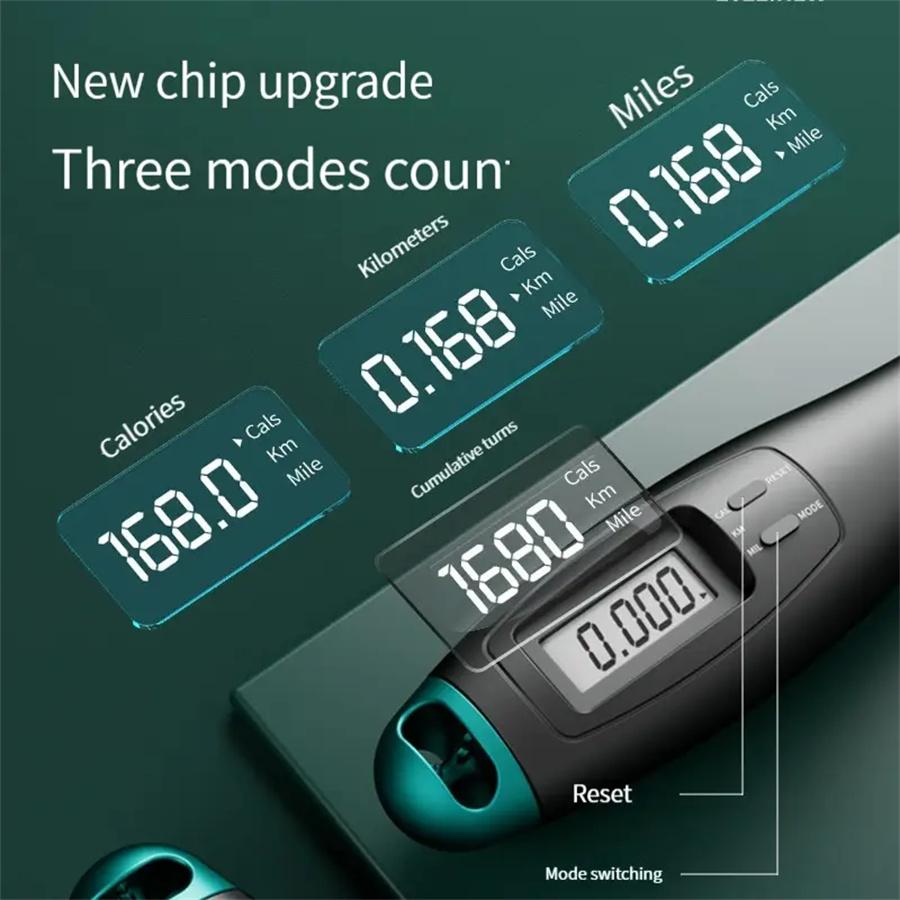 Steel Wire Rope Counting Skipping Rope, 1 Set Smart Counting Jump Rope, Fitness Equipment for Home Gym Workout, Exercise Equipment