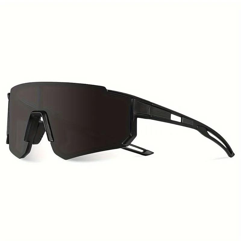 Oversized Men's Unisex Wear Sunglasses with Polarized Lens, UV400 Glass, Windproof Anti-Glare, Large Frame Eyewear for Cycling, Driving, Everyday Use