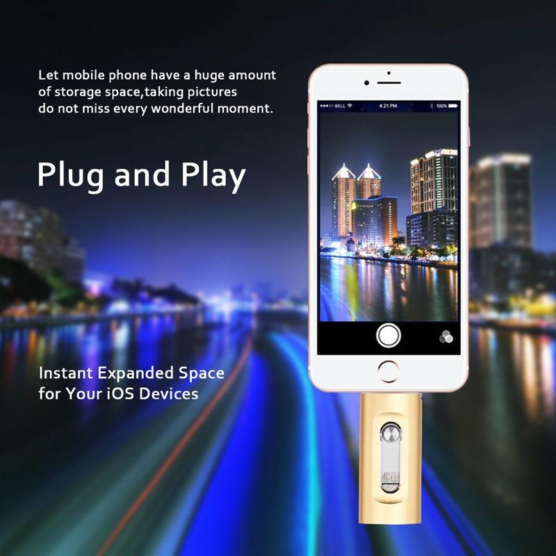 3-in-1 Flash Drive, High-Speed USB 3.0 OTG Pen Drive with Type-C Adapter for Android Phones, PC and More Devices