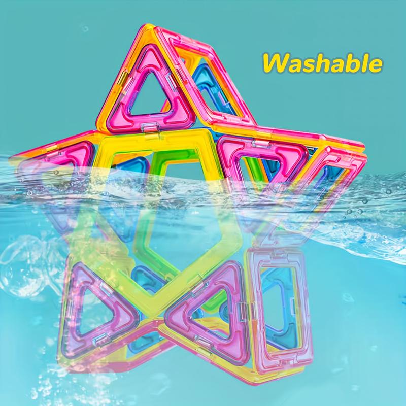 Large Magnetic Building Blocks Set, Creative DIY Construction Toy, Enhance Hand-Eye Coordination, Colorful, Perfect for Kids' Holidays Birthdays, Magnetic Building Tiles Large Magnetic Building Blocks Set, Creative DIY Construction Toy, Enhance Hand-Eye Coordination, Colorful, Perfect for Kids' Holidays Birthdays, Magnetic Building Tiles