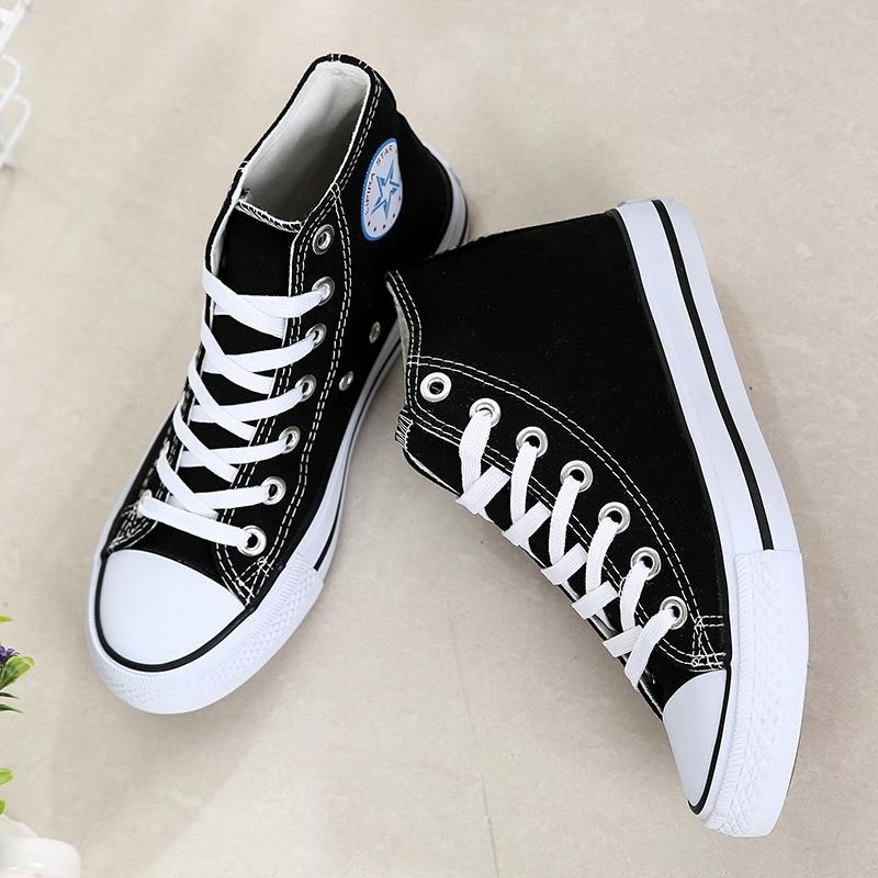 Unisex High Top Canvas Shoes, Classic Design, Versatile All-Season Footwear, Suitable for Various Occasions, Comfortable and Stylish