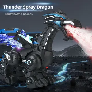 Kids Dinosaur Spray Toy, Electric Mechanical Model with Colorful Lights & Roaring Sounds, Birthday Christmas Gift for Boys Girls