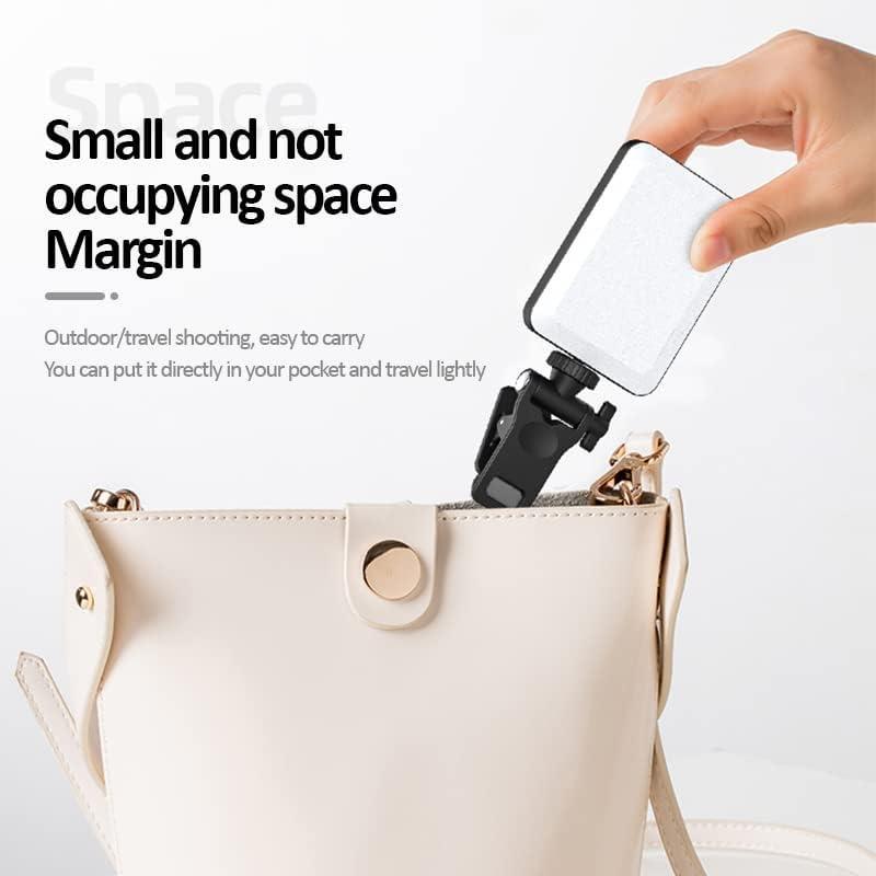 、Rechargeable Selfie Light &  Phone LED Light with Adjustable Brightness, Perfect for Selfies, Makeup,Live Streaming & Video Conferencing