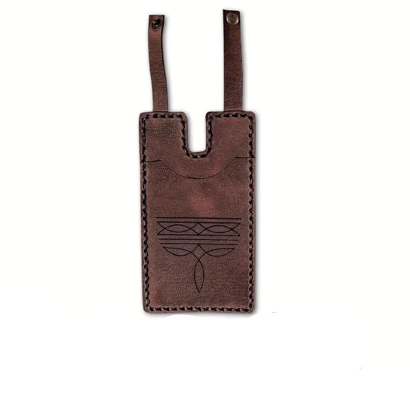 Western Boot Wallet with Snap Strap, Medieval Retro Coin Purse, Card Holder, Vintage Style, Secure Closure, Ideal for Daily Use