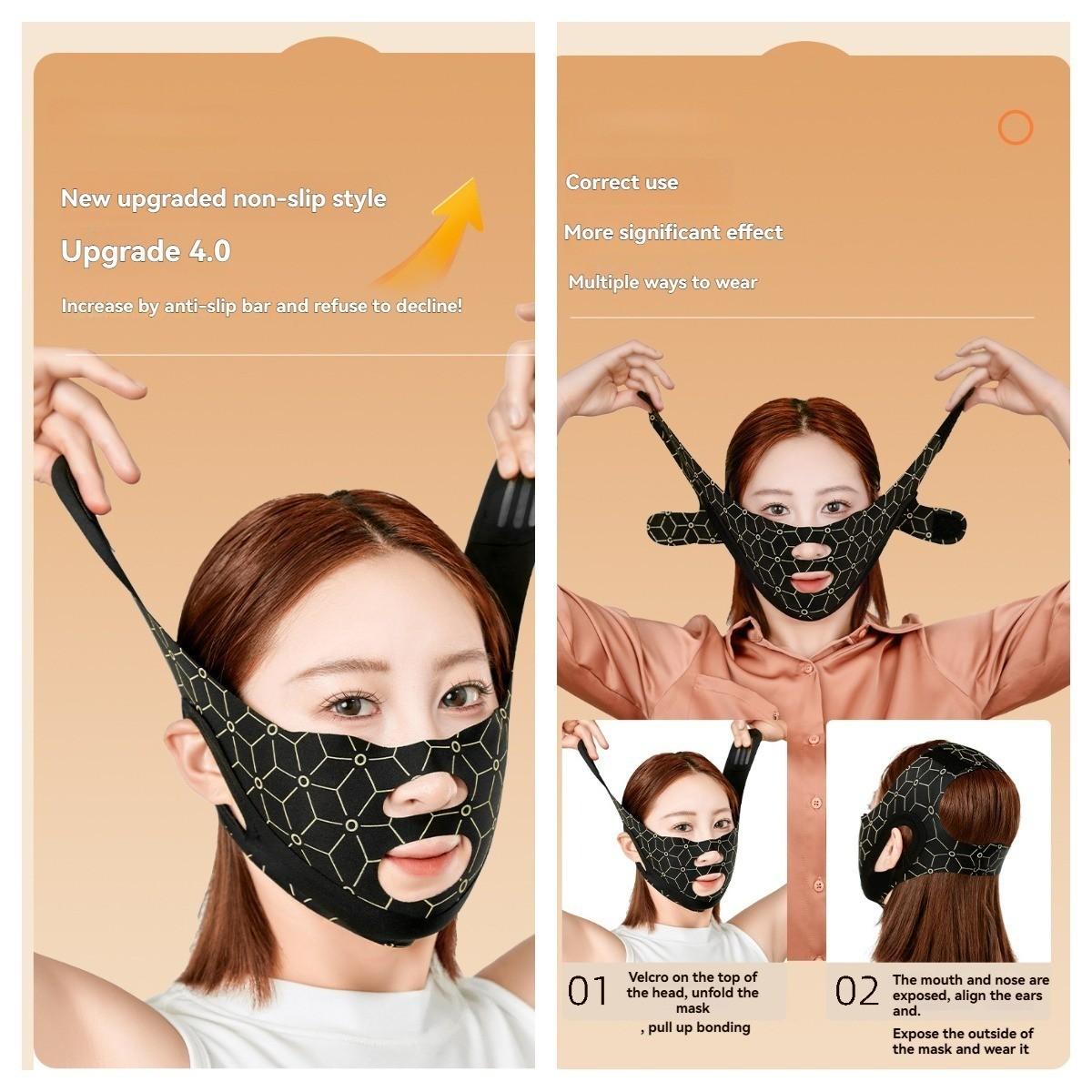 High-End Facial Lifting Bandage, Face Shaping Strap, Double Chin Improvement, Lift Mask, Skin Care Accessory
