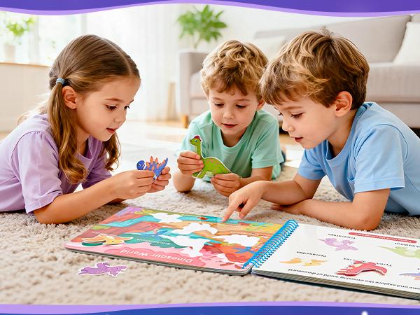 JoyCat Preschool Busy Books Language Toys, Montessori Busy Board, Educational Learning Flash Cards, Sensory Toys, Creative Learning & Fun Activities