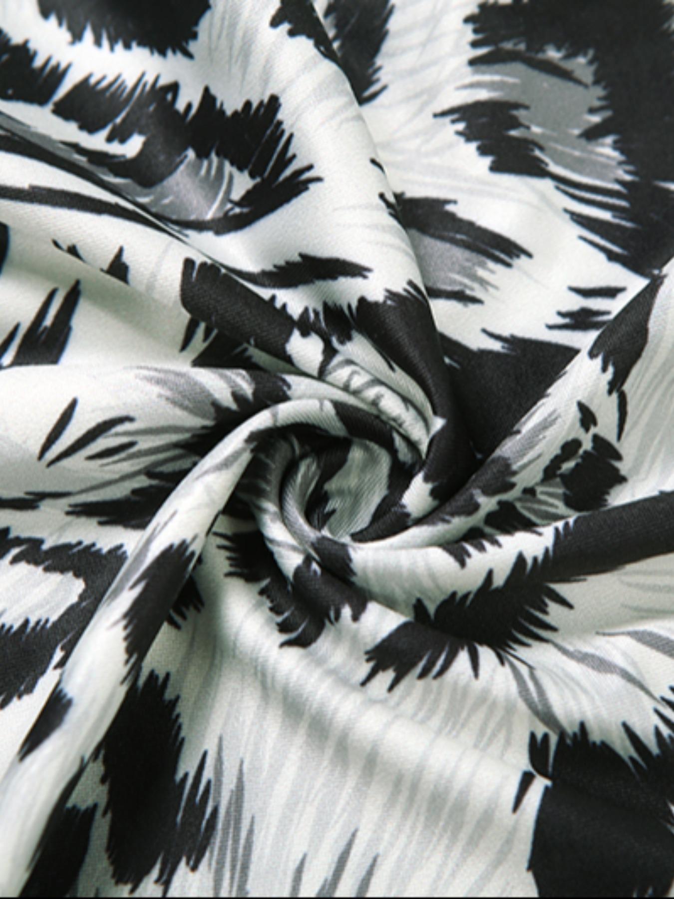 Women's Fashion Leopard Print Long Sleeve High Waist Slim Fit Jumpsuit, Sexy Sporty Chic Style, Fall & Winter Wear, Perfect for Casual