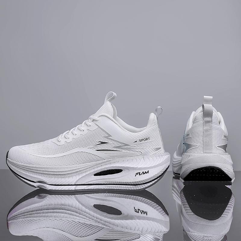 2026 Spring New Couple Running Shoes, Sporty Running Shoes, Lightweight Breathable Mesh Sport Sneakers, Comfortable Textile Casual Shoes for Men and Women