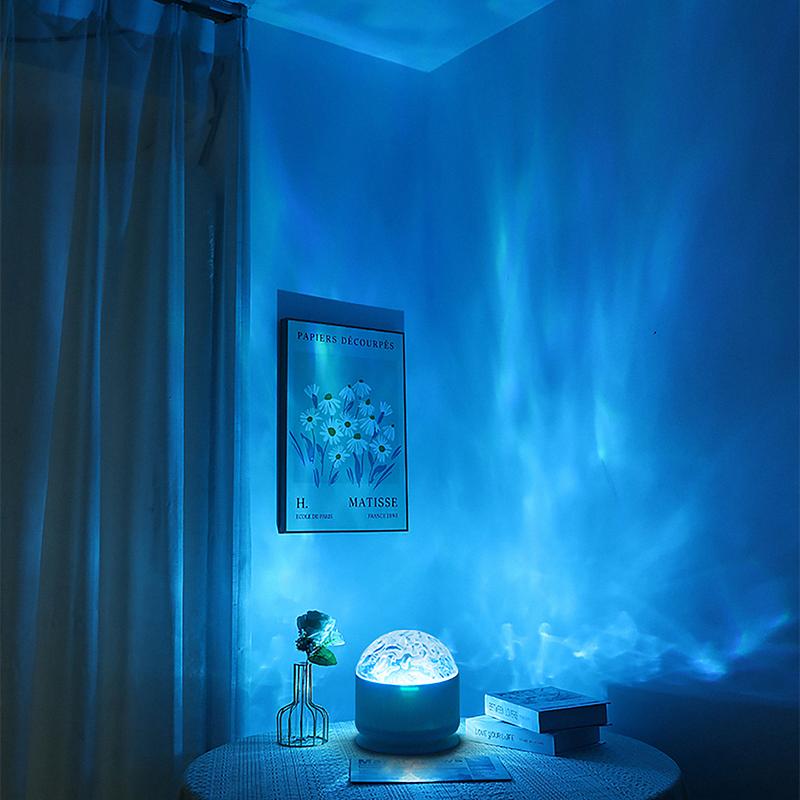 Aurora & Water Ripple 2-in-1 Projector Light – 16 Color LED Atmosphere Lamp with Remote, USB-Powered Night Light for Bedroom, Parties & Relaxation Modern Mood Lighting Rgb Lighting Effects Halloween Decor Christmas Gift Aurora & Water Ripple 2-in-1 Projector Light – 16 Color LED Atmosphere Lamp with Remote, USB-Powered Night Light for Bedroom, Parties & Relaxation Modern Mood Lighting Rgb Lighting Effects Halloween Decor Christmas Gift
