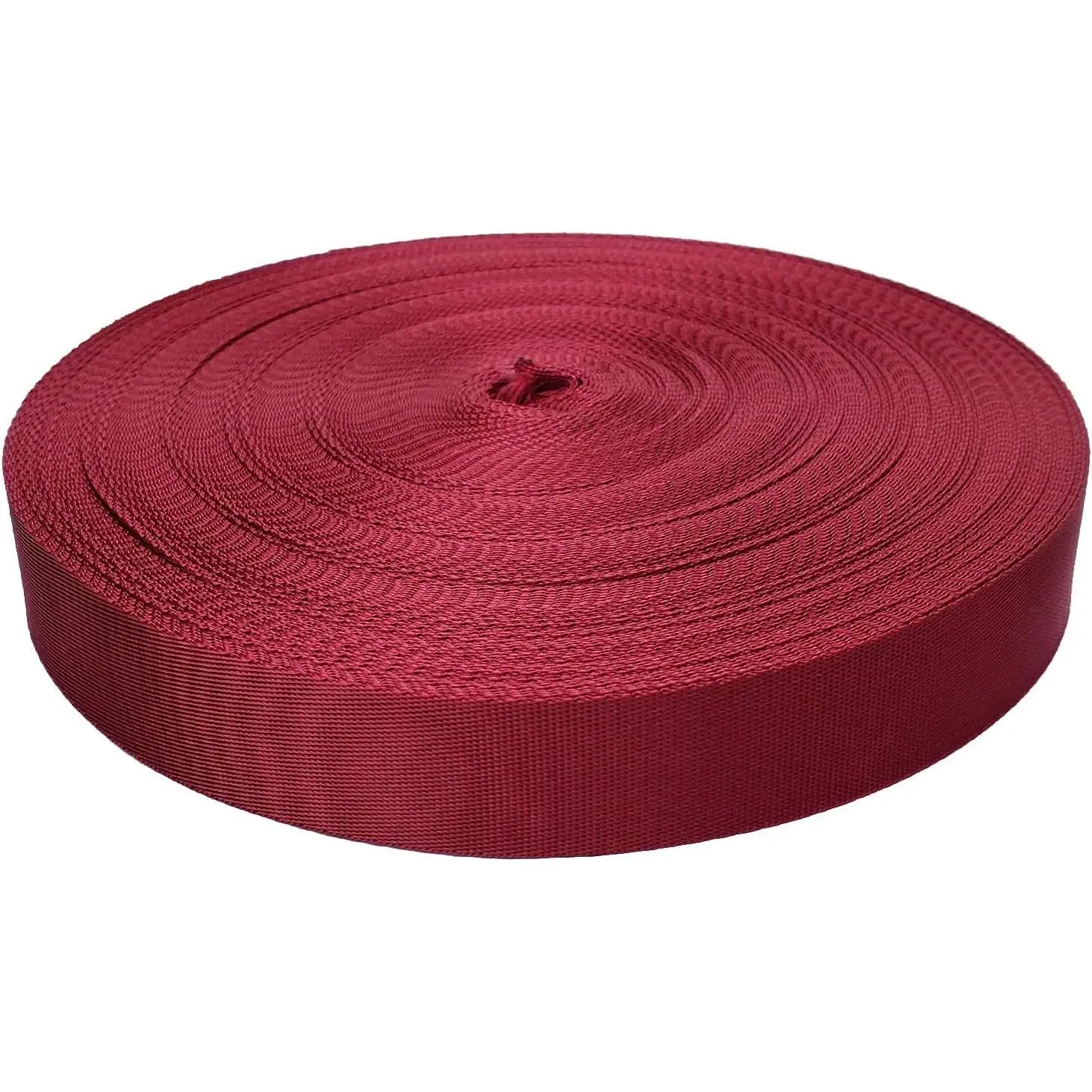 Durable Flat Nylon Webbing Strap Multiple Sizes 0.75 1 1.5 Inch 20 24 48 96 Yards for Backpack Cargo Strap Pet Leash Collar Gardening Craft