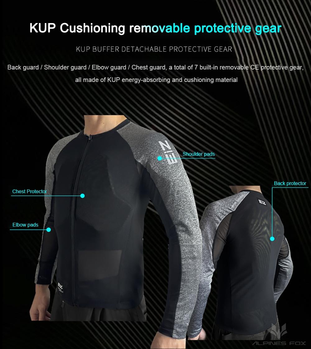 EIZ Summer Motorcycle Armor Jacket Breathable Mesh Motocross Riding Gear CE2 Certified Protective Soft Armor Anti Fall Racing Suit For Men Women Suitable For Cycling Running Hiking Camping Skiing Martial Arts Self Defense And Extreme Outdoor Sports Activi