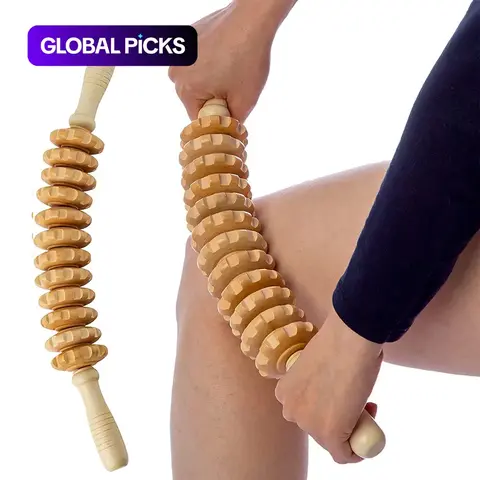Lymphatic Drainage Manual Massage Tool, Body Care Tool, 1 Count Wooden Massager for Sculpting, Muscle Shaping, Valentine's Day Gift #GLOBAL PICKS