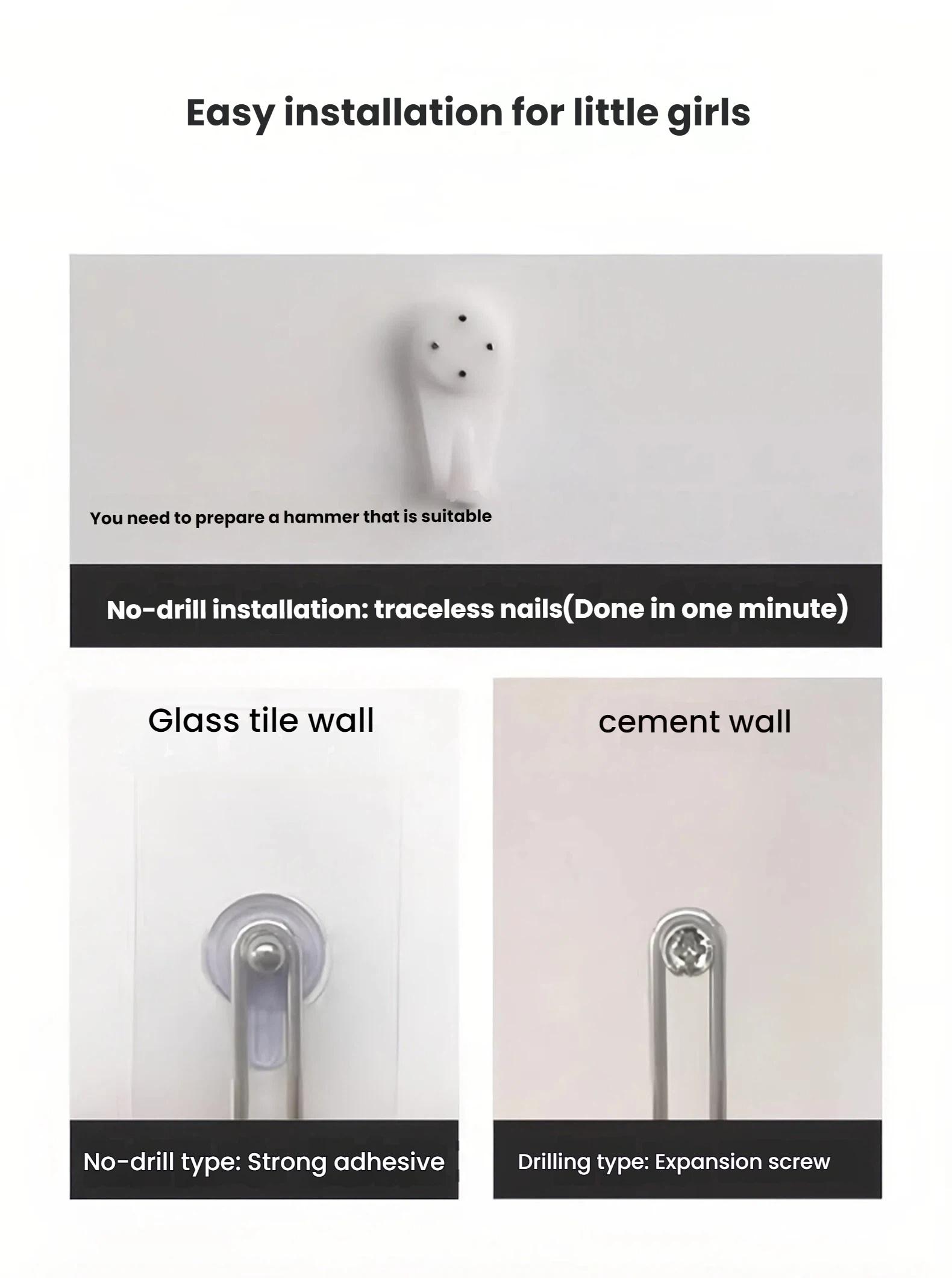 1PC Projector Wall Mount Bracket with Storage, No Drilling, Multi-Functional Shelf for Projectors Routers Cameras, Office Home Display Organizer