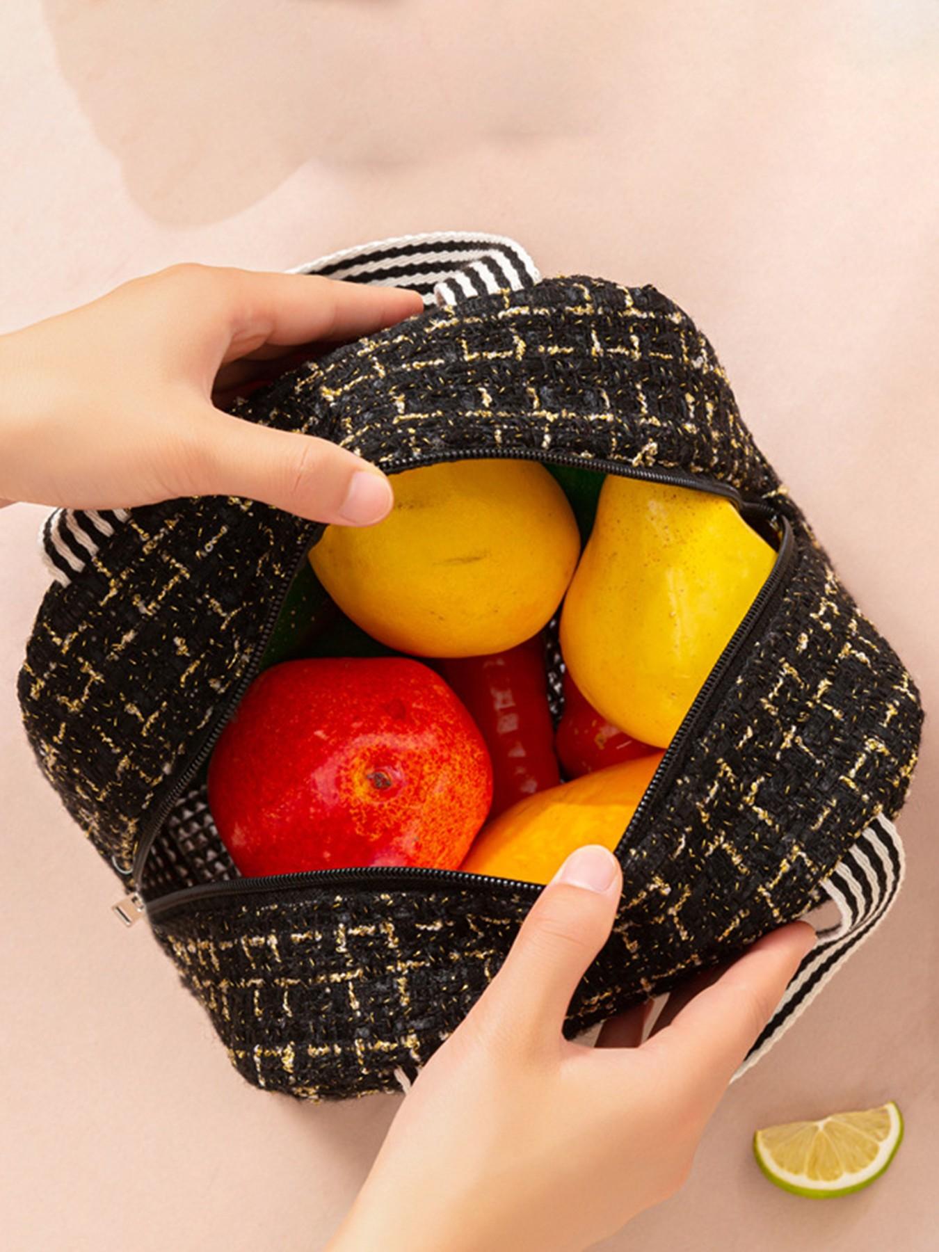 Large Capacity Insulated Lunch Bag, Thickened Food Container Bag, Commuter Bento Box, Picnic Bag, Thermal Meal Pouch