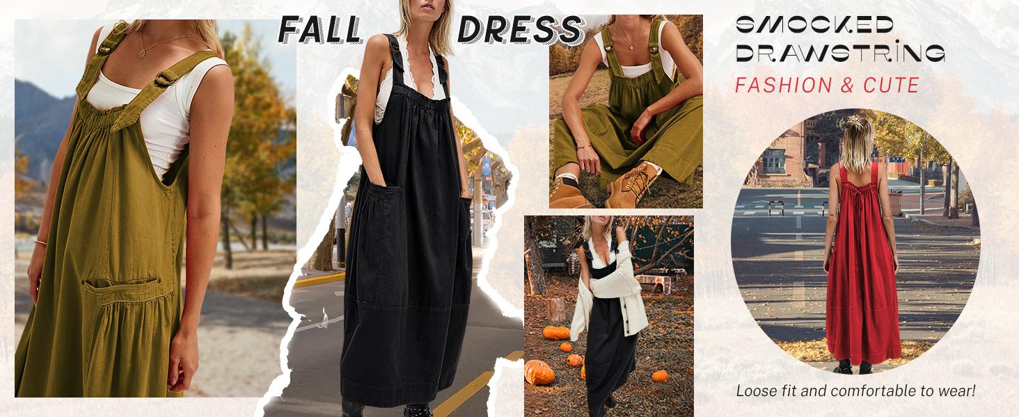 Yeokou Women's Barrel Midi Dress Sleeveless Strappy Maxi Dress with Big Pockets & Adjustable Straps Minimalist Basic Casual Fall Dress,summerwins,summeroutfits,vacationoutfits,beachoutfits Yeokou Women's Barrel Midi Dress Sleeveless Strappy Maxi Dress with Big Pockets & Adjustable Straps Minimalist Basic Casual Fall Dress,summerwins,summeroutfits,vacationoutfits,beachoutfits