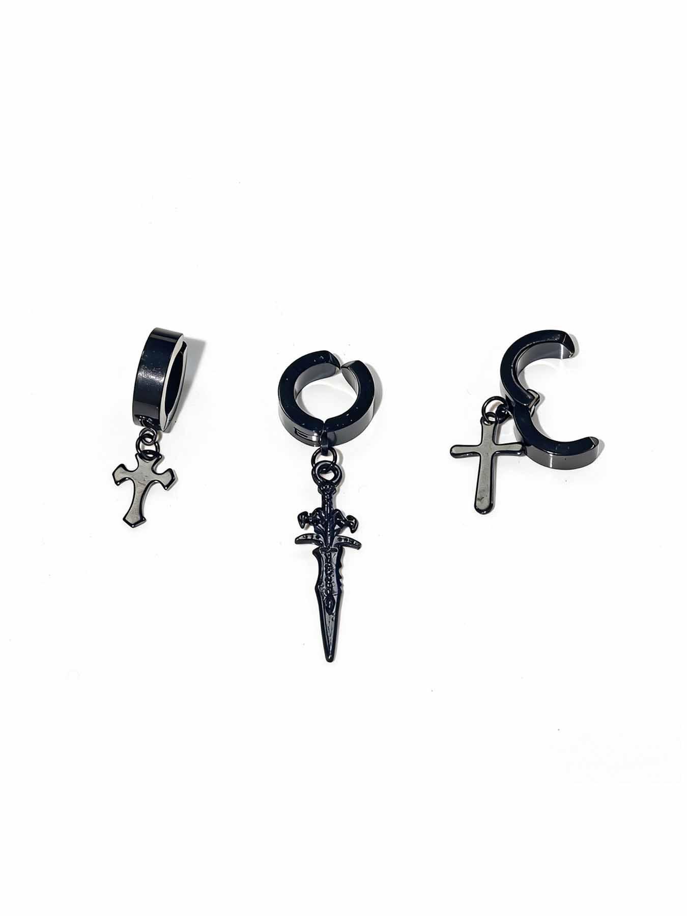 6 Pcs Ear Cuffs, Punk Style Fashion Jewelry, Unisex Design, Trendy Streetwear Accessories, Unique Gift Idea