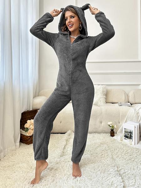 【Christmas Special】Women’s Cozy Bear Onesie Pajamas – Fleece Winter Jumpsuit, Hooded Animal Kigurumi, Cute Home & Lounge Loungewear, Christmas Holiday Gift 【Christmas Special】Women’s Cozy Bear Onesie Pajamas – Fleece Winter Jumpsuit, Hooded Animal Kigurumi, Cute Home & Lounge Loungewear, Christmas Holiday Gift