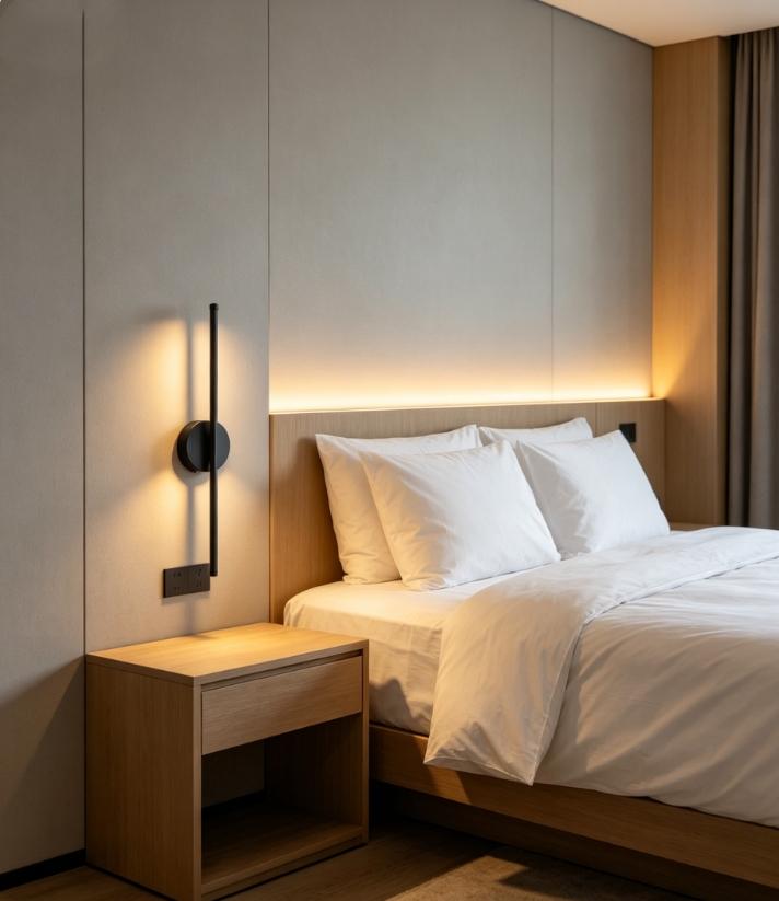 Long strip wall lamp 50cm charging LED with remote control dimming charging, no wiring, magnetic suction line wall lamp suitable for corridors, entrances, bedrooms, bedside wall lamps