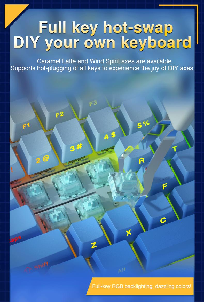 AULA F108 Pro & F108 Wireless Mechanical Keyboard, Three-Mode Connection, Hot Swappable Pads Custom Keyboard RGB Rainbow Backlight for PC/Tablet/Xbox/PS4/PS5 Boyfriend Gift Full Size Numeric Keyboard Office Computer Accessories TikTokShopfalldealsforyou AULA F108 Pro & F108 Wireless Mechanical Keyboard, Three-Mode Connection, Hot Swappable Pads Custom Keyboard RGB Rainbow Backlight for PC/Tablet/Xbox/PS4/PS5 Boyfriend Gift Full Size Numeric Keyboard Office Computer Accessories TikTokShopfalldealsforyou