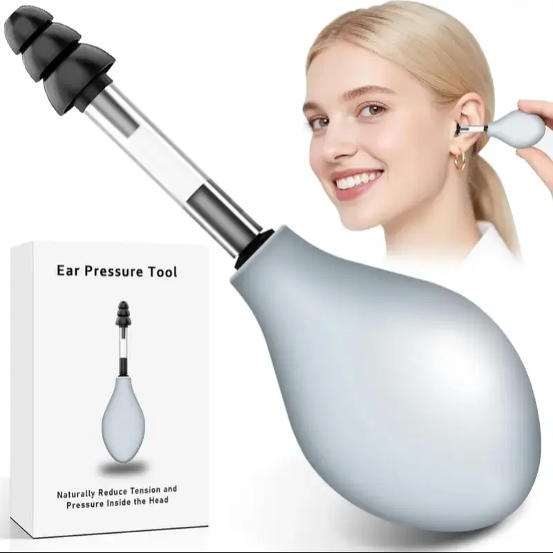 Ear Pressure Relief Suction Device, Instantly Relieves Migraines, Tinnitus, Travel Discomfort, Safe, Portable, Efficient Ear Wax Remover