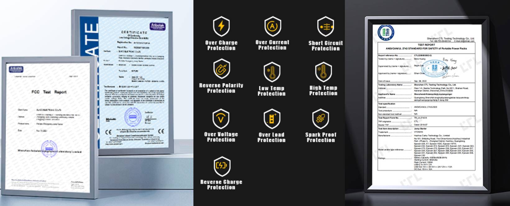 KOPUO 12V 3000A Portable Multifunctional Car Jump Starter with Smart Clamp & International Warranty Perfect for Urban Commuters and Outdoor Adventurers StarterBattery Pack - Vehicle Truck battery jump pack