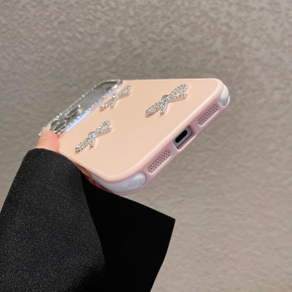 New Limited-Edition Luxury Diamond-Encrusted Large Window Phone Case For iPhone 17 16 15 14 13 Pro Max – Exquisite Butterfly-Inspired Shock-Resistant Protective Case