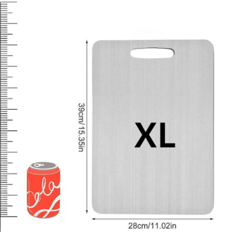 Titanium Cutting Board 2026 New Upgrade 100% Pure Titanium Cutting Boards for Kitchen - Double-Sided Food-Grade titanware Cutting Board Non-Stick Durable and easy to clean.Christmas gift