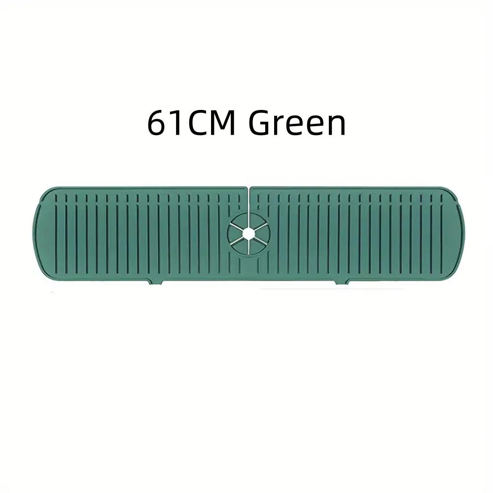 Silicone pad, silicone faucet water collection pad, kitchen sink anti-leakage drying pad, anti-slip drainage and splash-proof guard water collection pad, exquisite faucet kitchen accessories, household appliances, dishcloth holder