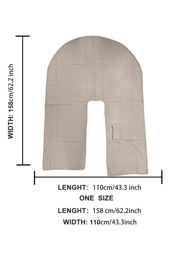 Women's Fall Winter Fashion Solid Color Shawl, Trendy Solid Shawl, Warm Comfortable Scarf, Casual Multifunctional Wrap for Autumn/winter Decor