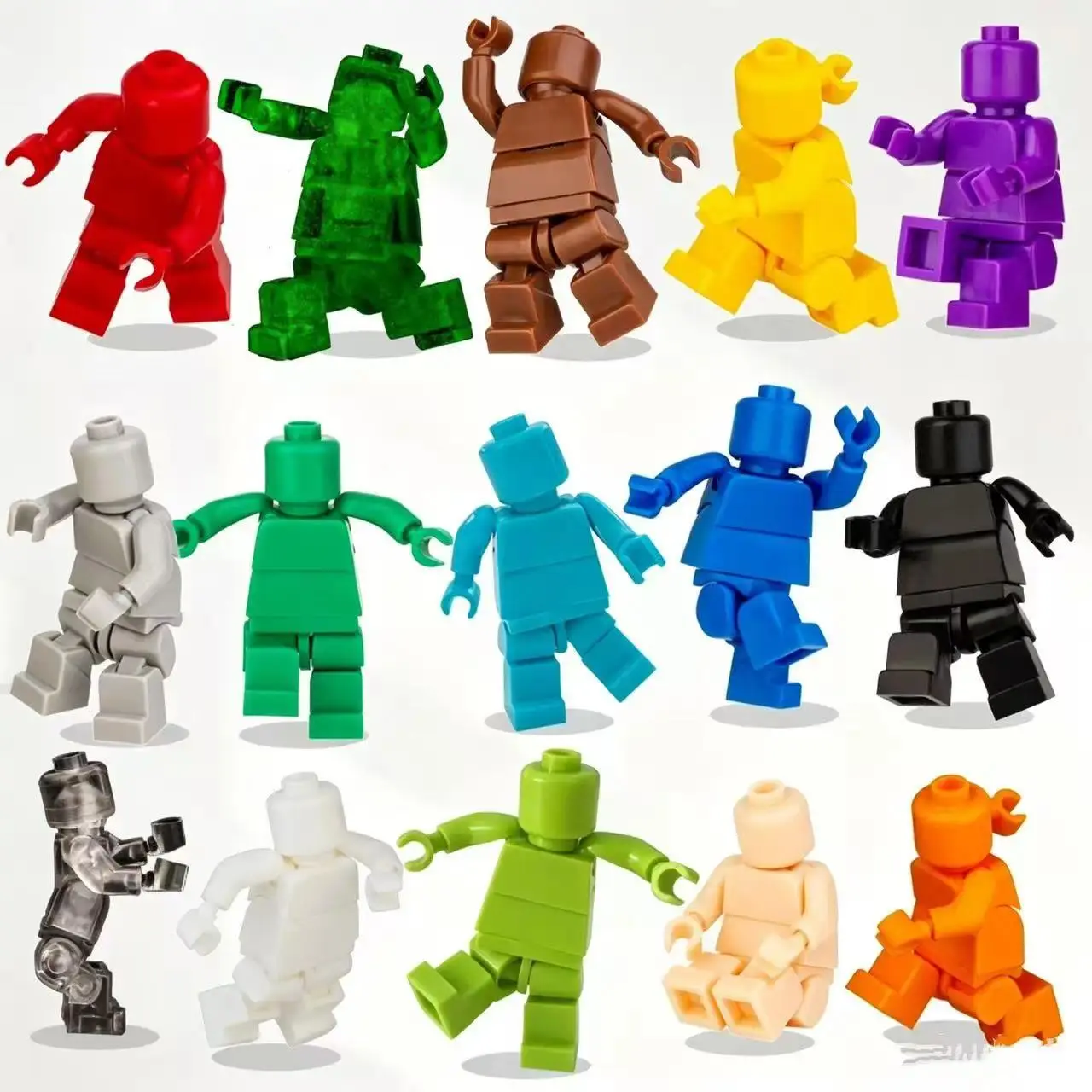 2026 New hot item  A figurine building blocks with a size of 1.77 inches, movable joints, and multiple colors to choose from festival gift