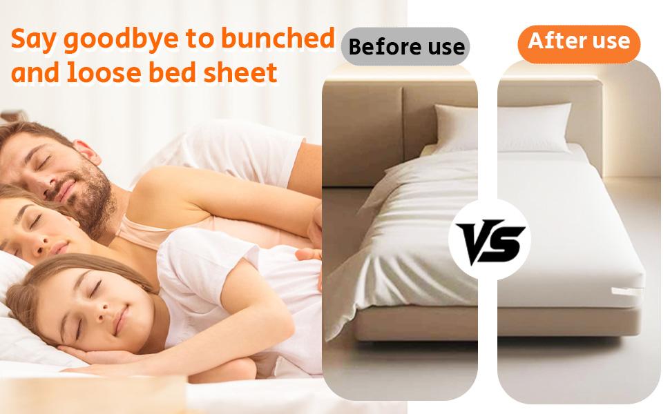 4-Pack Heavy Duty Bed Sheet Clips, Locking Mattress Corner Holders, Anti-Slip Bedding Fasteners with Easy Installation, Invisible Durable Bedding Accessories, Home Essential Valentine's Gift for Boyfriend 4-Pack Heavy Duty Bed Sheet Clips, Locking Mattress Corner Holders, Anti-Slip Bedding Fasteners with Easy Installation, Invisible Durable Bedding Accessories, Home Essential Valentine's Gift for Boyfriend