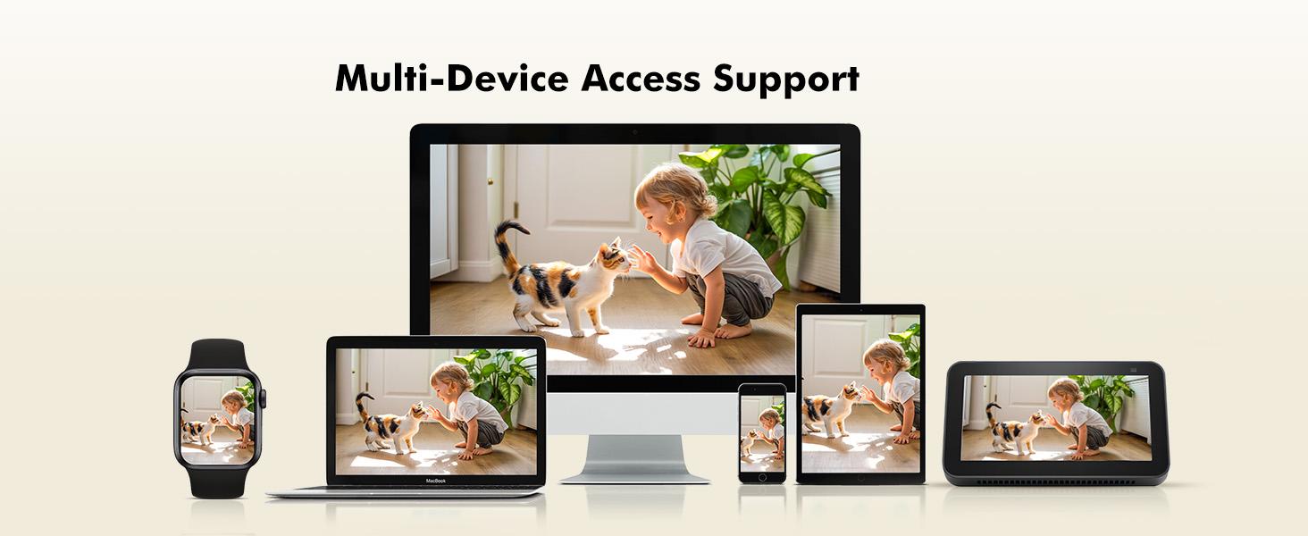 Wireless Camera-2.5K 4MP Pan/Tilt Security Camera Indoor with 6000mAh Battery, 5G&2.4G WiFi Camera for Home Security/Baby Monitor/Pet Wireless Surveillance Cam, Color Night Vision, AI Motion Detection, 2-Way Audio