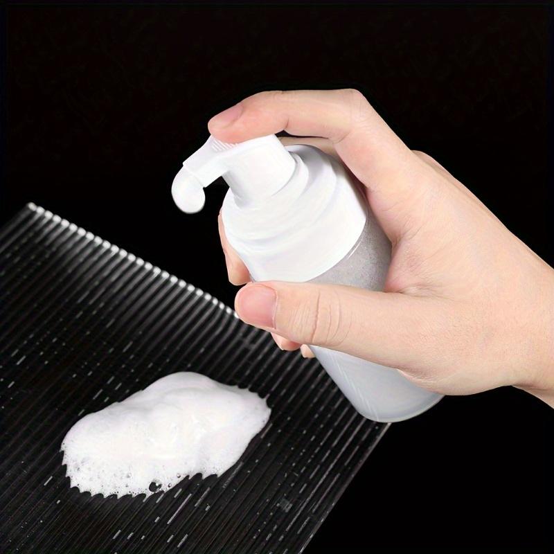 4pcs Refillable Soap Dispenser Refillable Foaming Soap Dispenser Bottle 100/120/150/200ml, Clear Plastic Pump for Hand Soap, Shampoo, Lash Cleanser - Durable & Hypoallergenic, Ideal for Travel, Bathroom, Kitchen & Outdoor Use